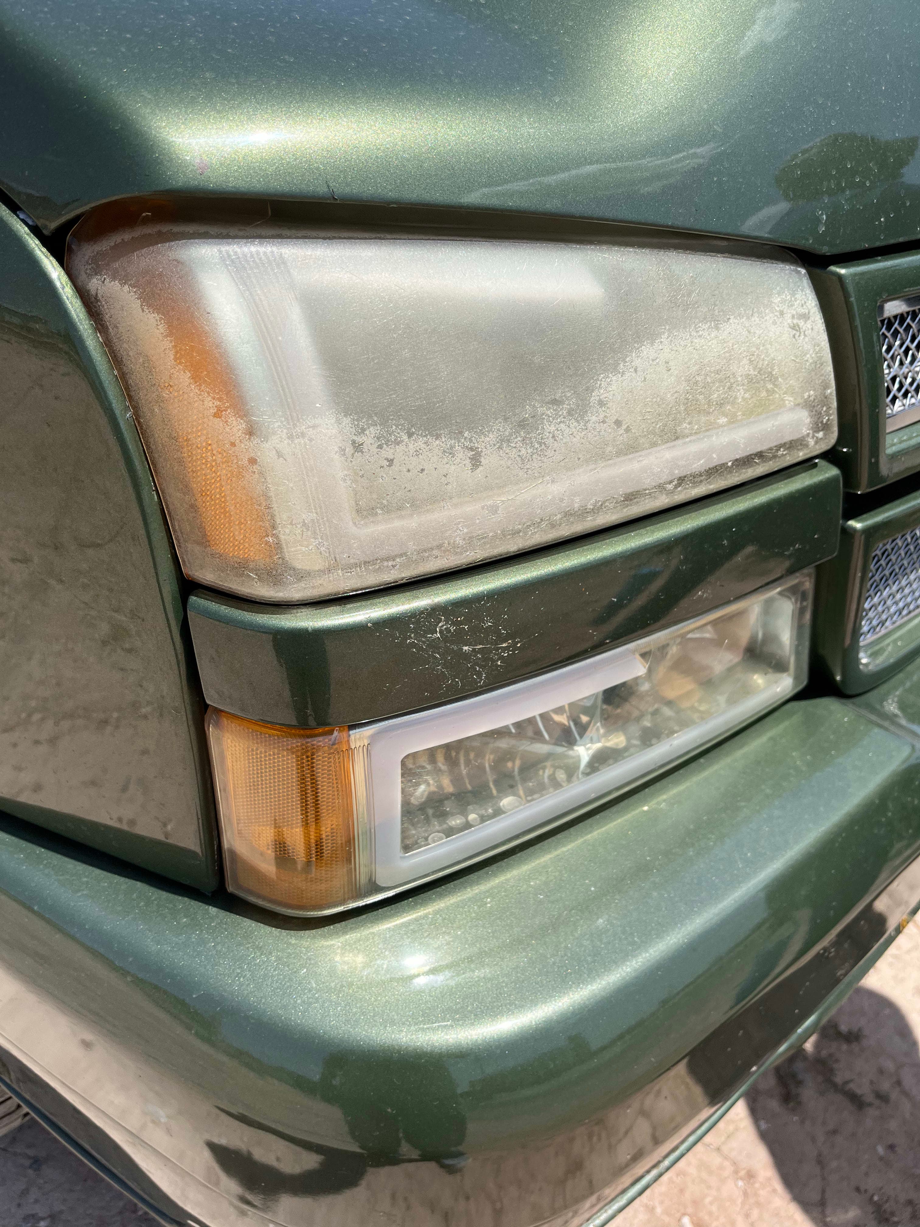 Chevy 1500 Headlight Restoration repair stage 1